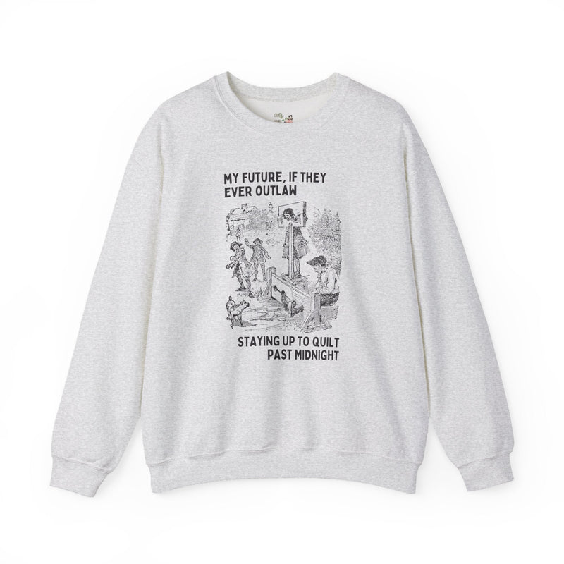 Funny Quilting Sweatshirt for Grandma Who Loves Making Quilts, Birthday Present for Quilter Who Stays Up Late Sewing, Gift for Quiltmaker - Opal and June