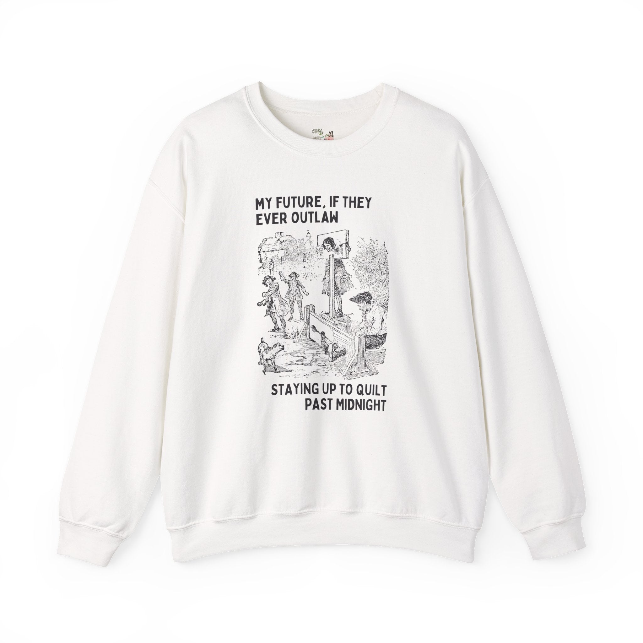 Funny Quilting Sweatshirt for Grandma Who Loves Making Quilts, Birthday Present for Quilter Who Stays Up Late Sewing, Gift for Quiltmaker - Opal and June