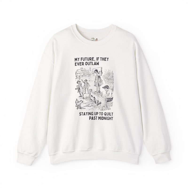 Funny Quilting Sweatshirt for Grandma Who Loves Making Quilts, Birthday Present for Quilter Who Stays Up Late Sewing, Gift for Quiltmaker - Opal and June