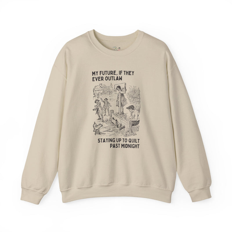 Funny Quilting Sweatshirt for Grandma Who Loves Making Quilts, Birthday Present for Quilter Who Stays Up Late Sewing, Gift for Quiltmaker - Opal and June