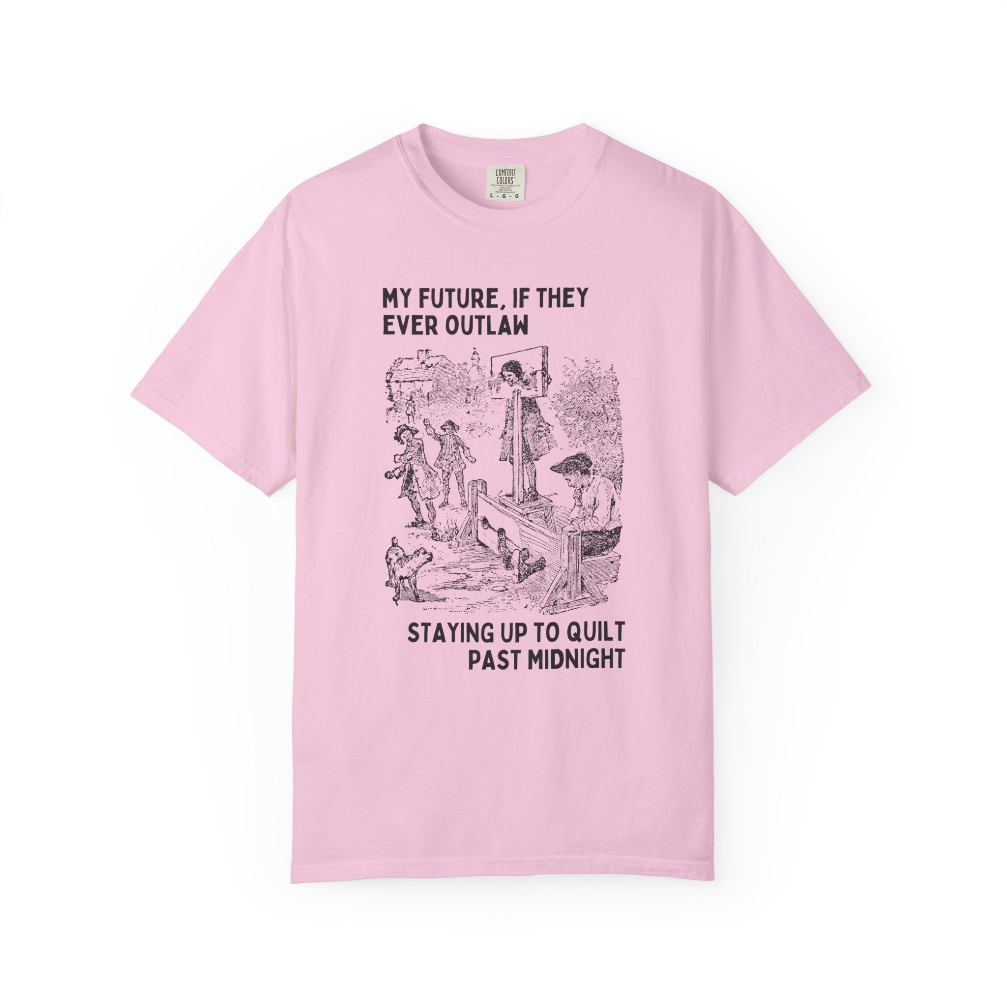 Funny Quilting Tee Shirt for Grandma Who Loves Making Quilts, Birthday Present for Quilter Who Stays Up Late Sewing, Gift for Quiltmaker - Opal and June