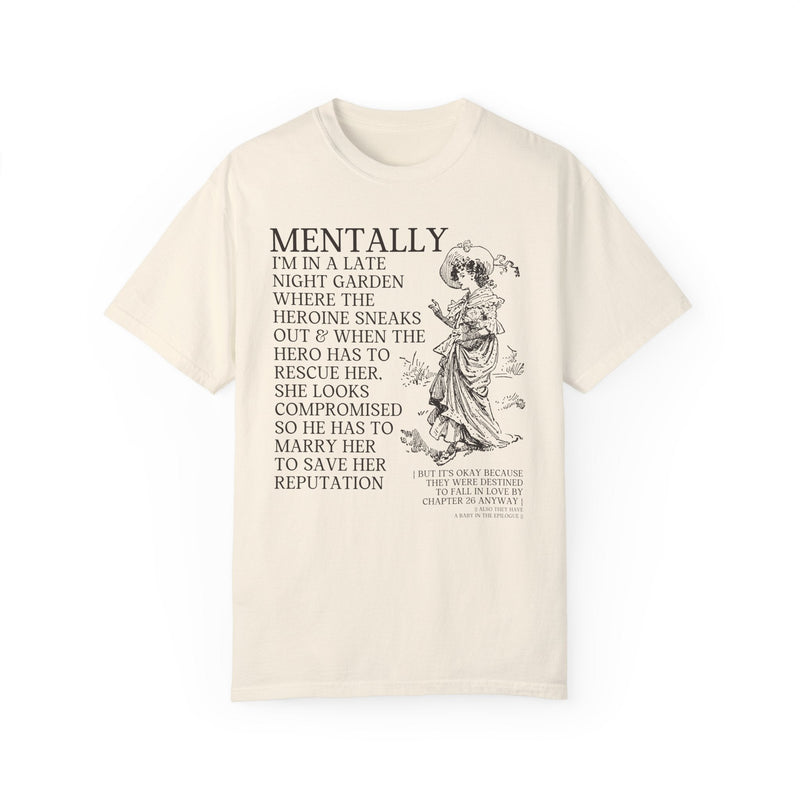 Funny Romance Reader Tee Shirt for Book Lover: Historical Romance T-Shirt with Vintage Aesthetic, Bookworm Gift for Regency Romance Writer - Opal and June