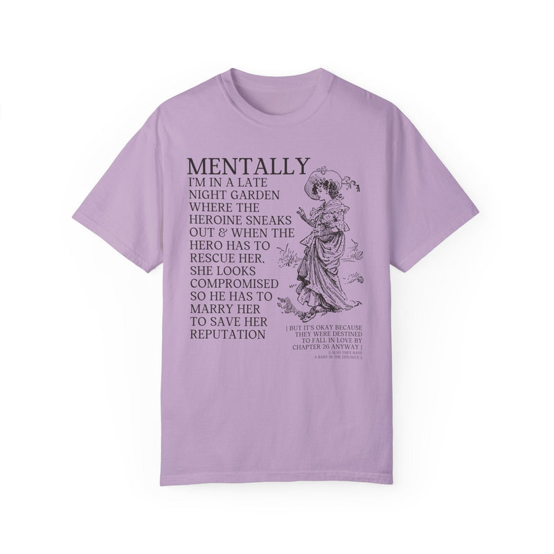 Funny Romance Reader Tee Shirt for Book Lover: Historical Romance T-Shirt with Vintage Aesthetic, Bookworm Gift for Regency Romance Writer - Opal and June