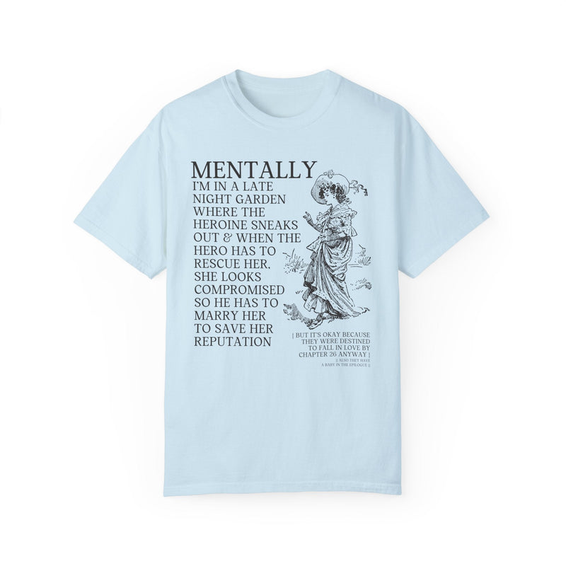 Funny Romance Reader Tee Shirt for Book Lover: Historical Romance T-Shirt with Vintage Aesthetic, Bookworm Gift for Regency Romance Writer - Opal and June