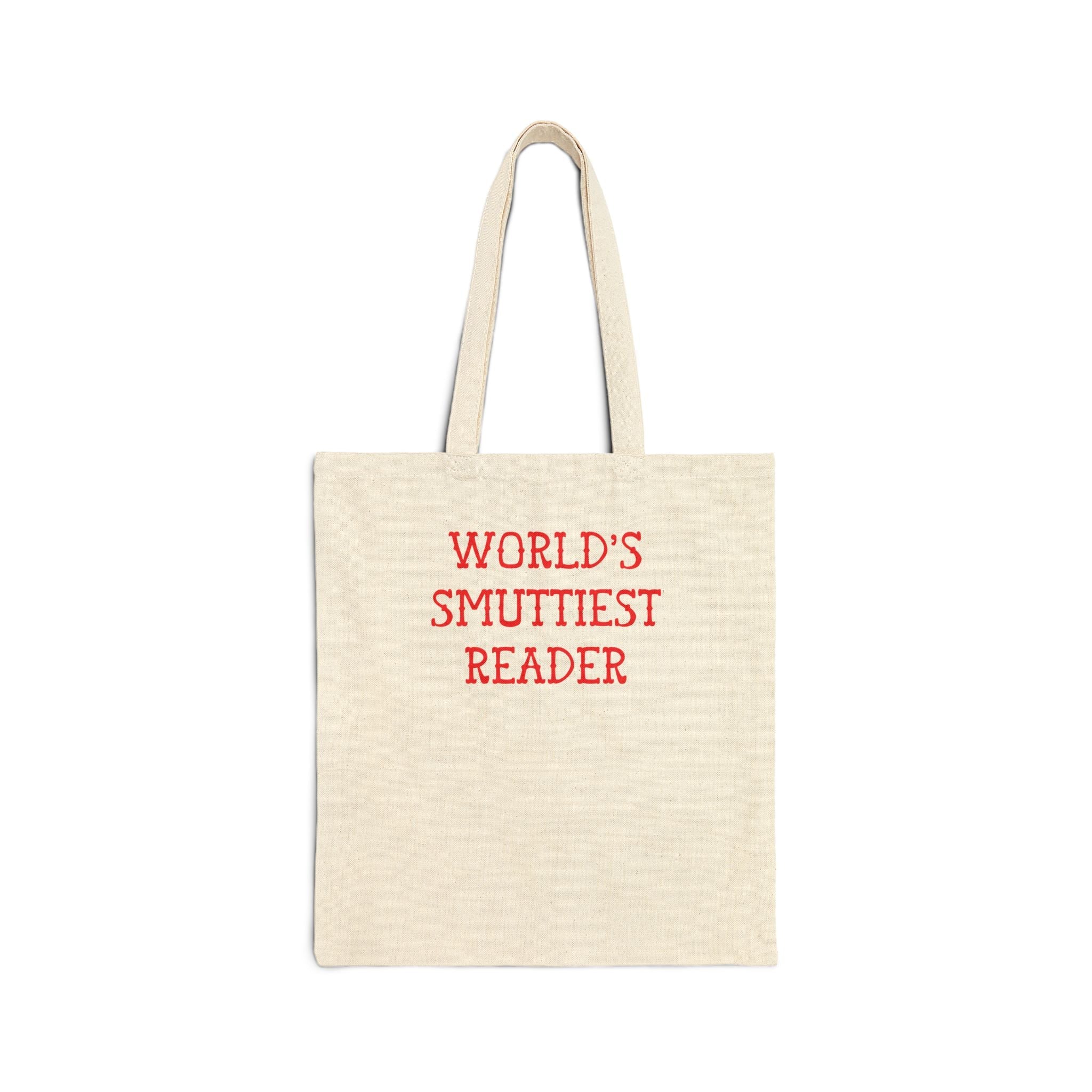 Funny Romance Reader Tote Bag for Friend Who Loves Romance Novels, Cute Book Lover Gift for Romance Author: World's Smuttiest Reader - Opal and June