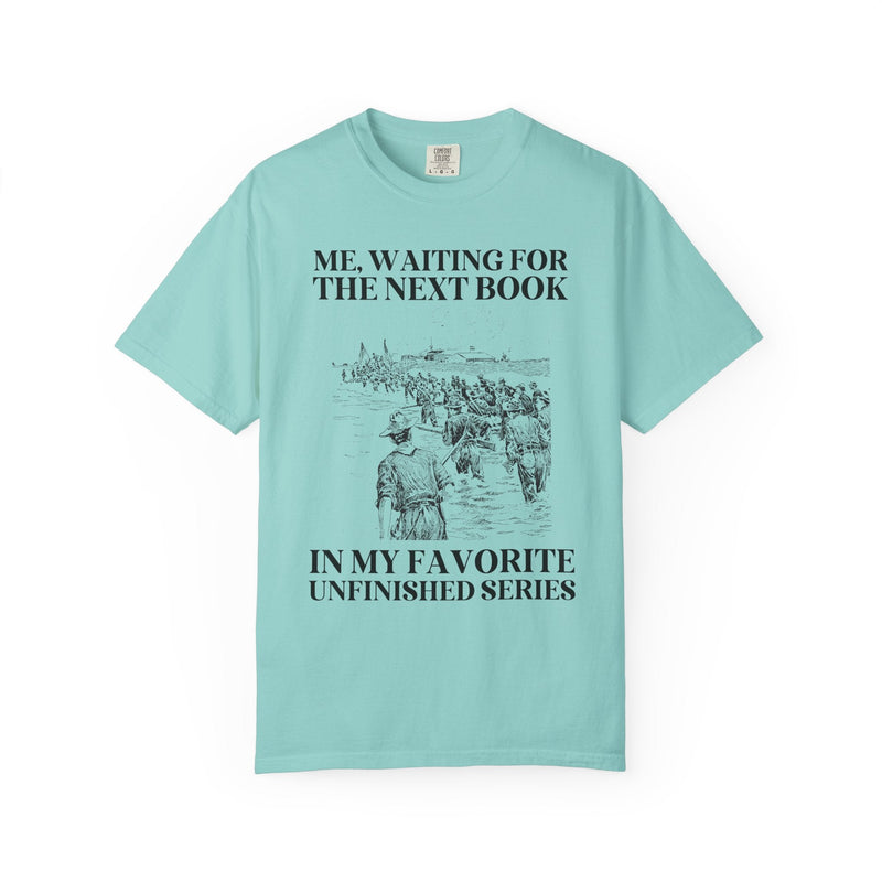 Funny Romantasy Reader Tee Shirt for Bookworm Who Loves an Unfinished Book Series, Silly Book Lover Gift Idea, Romance Reader Tee Shirt - Opal and June