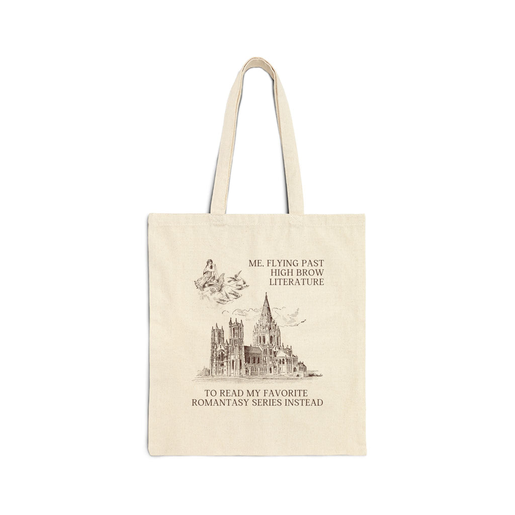 Funny Romantasy Tote Bag: Silly Bookish Tote for Reader Who Loves Fantasy Books - Opal and June