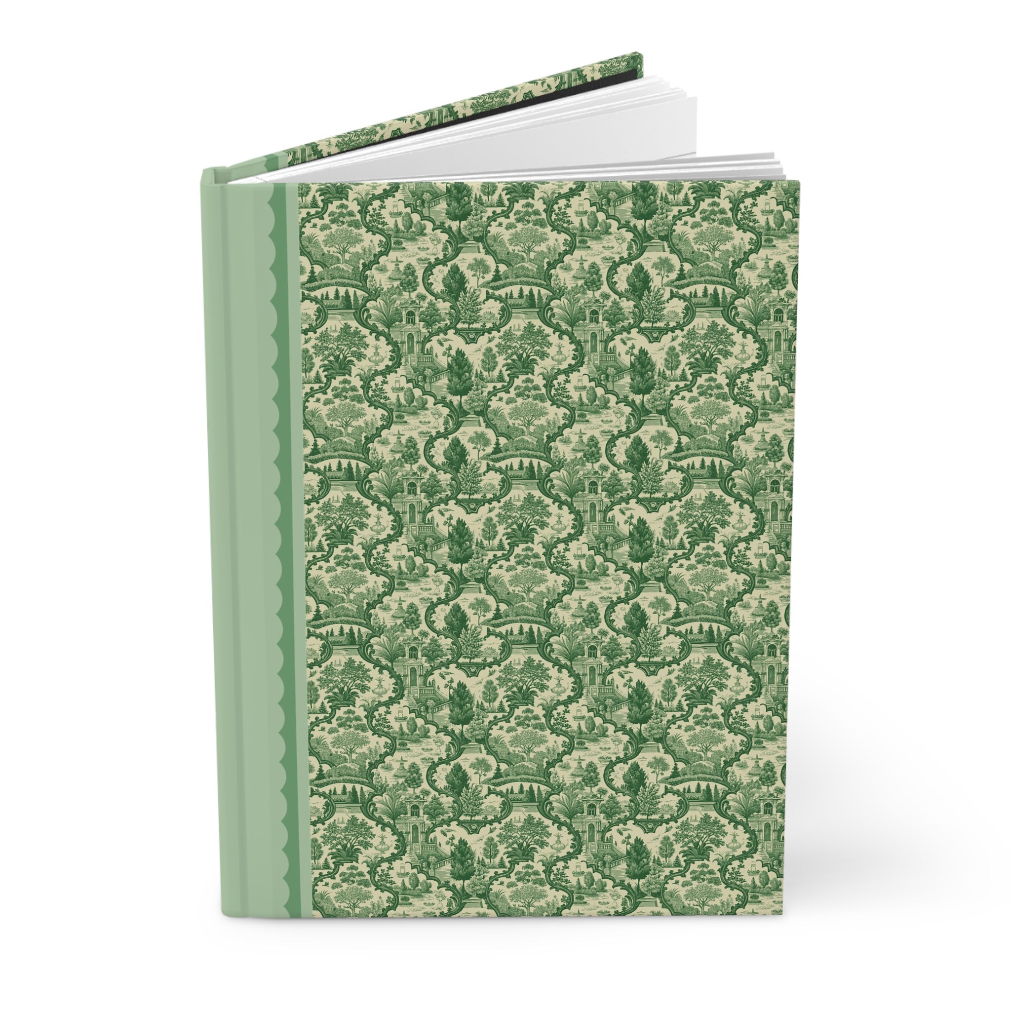 Funny Sarcastic Hardcover Notebook with Green Toile: I Will Succeed Because I am Insane, Silly and Cute Birthday Gift for New Business Owner - Opal and June