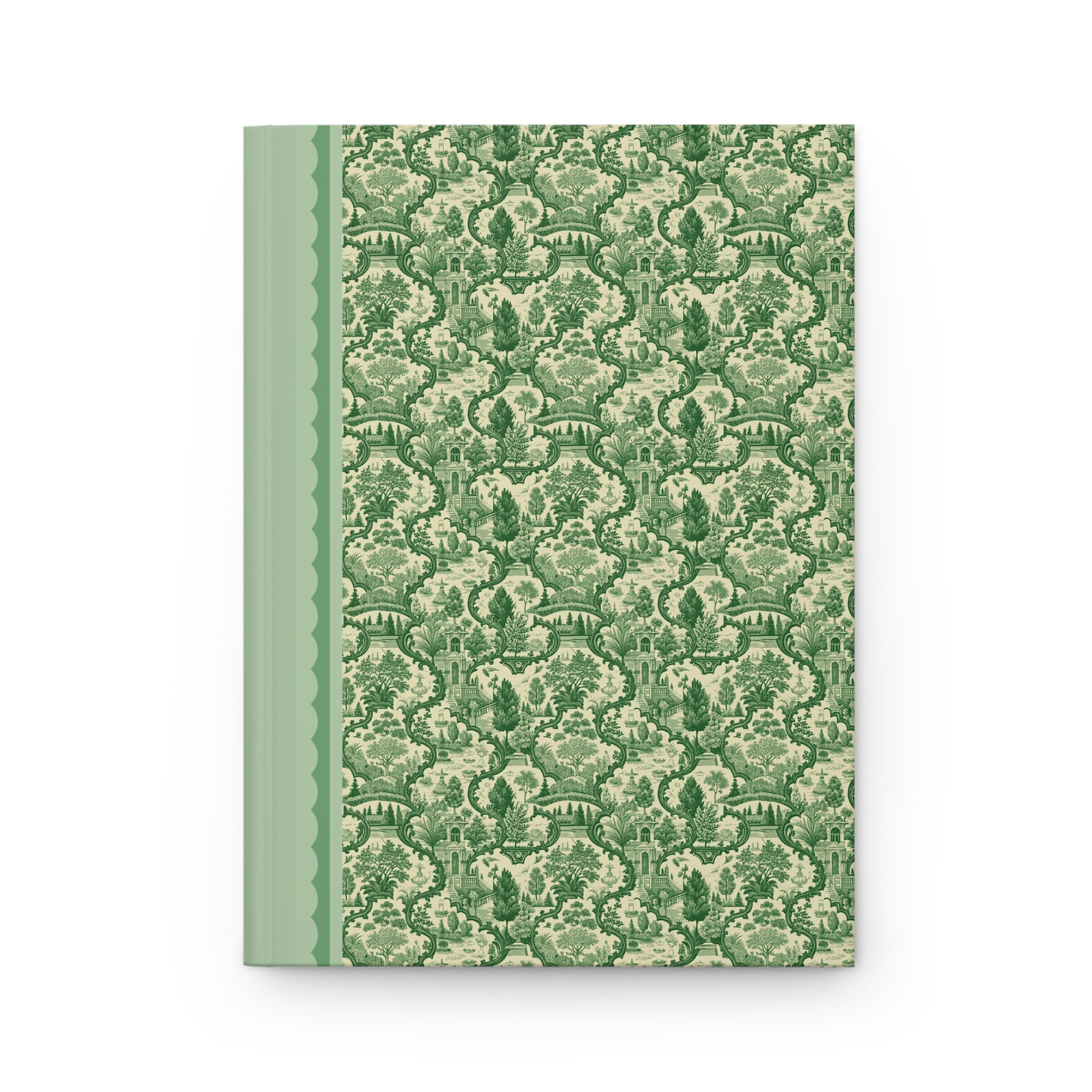 Funny Sarcastic Hardcover Notebook with Green Toile: I Will Succeed Because I am Insane, Silly and Cute Birthday Gift for New Business Owner - Opal and June