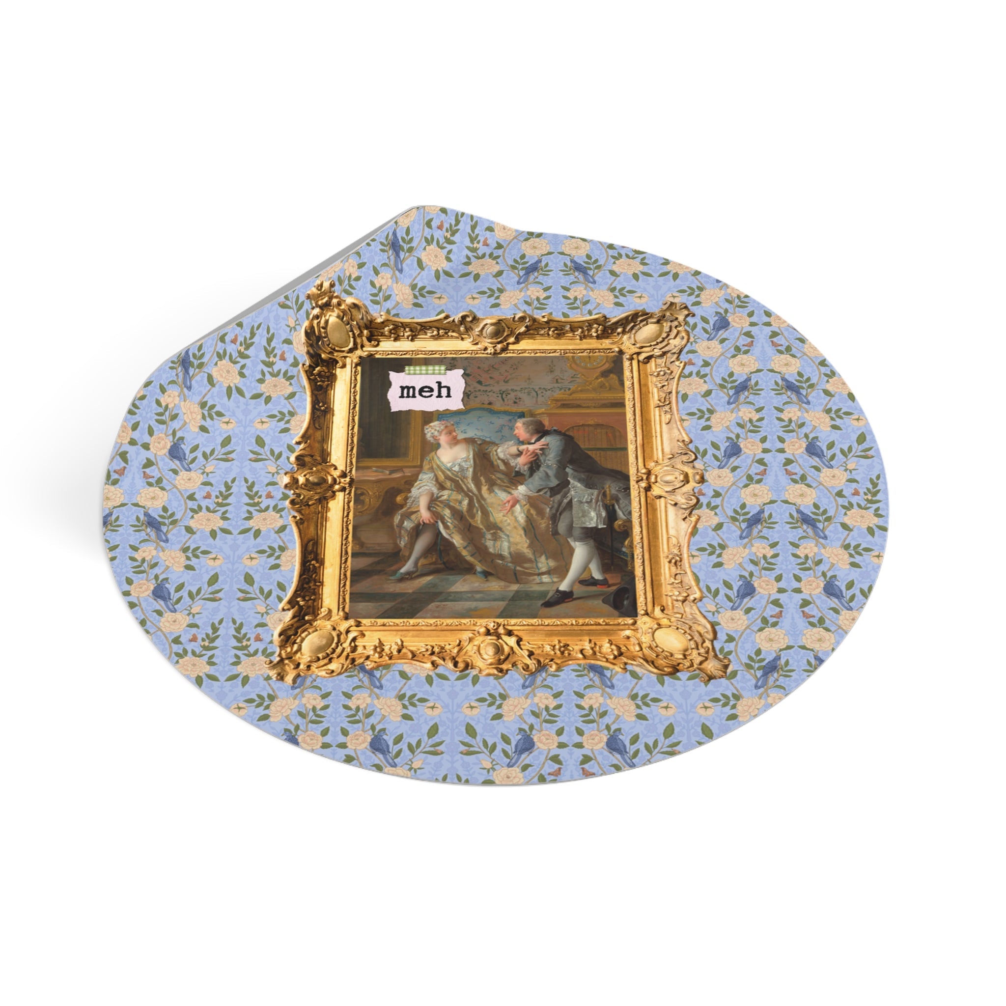 Funny Saying Art History Sticker for Friend Who Loves 18th Century Art, The Garter by Jean François de Troy, French Art Historian Gift - Opal and June