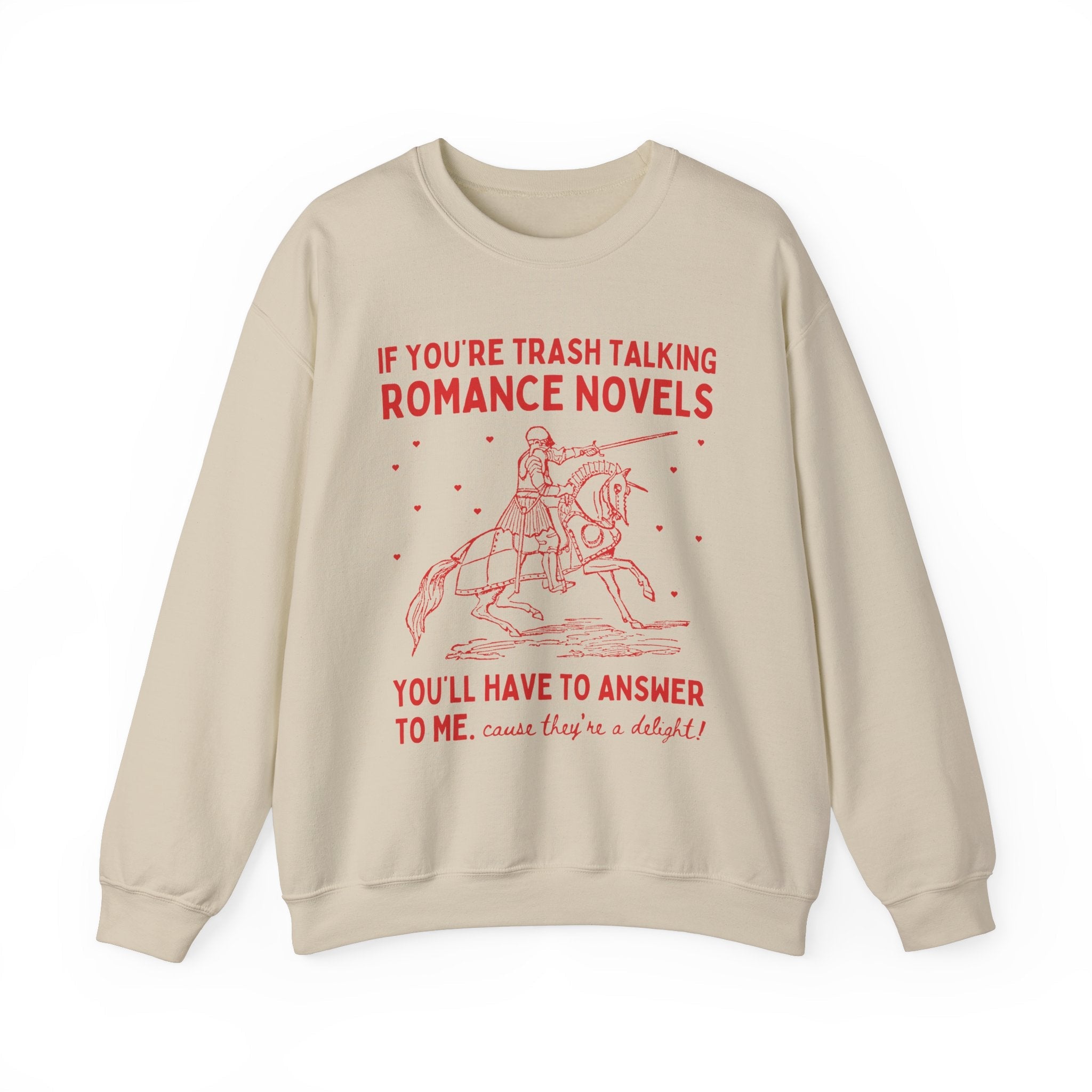Funny Saying Bookworm Crewneck for Romance Reader - Opal and June