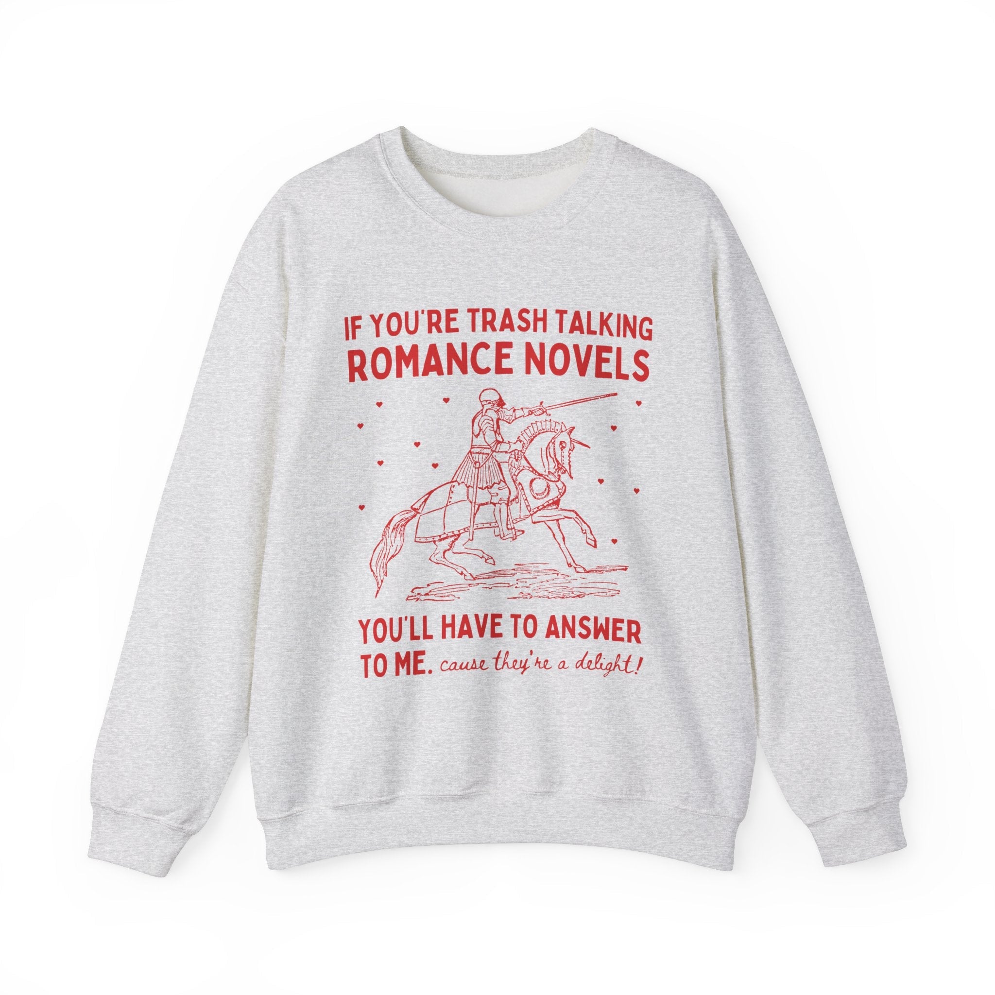 Funny Saying Bookworm Crewneck for Romance Reader - Opal and June