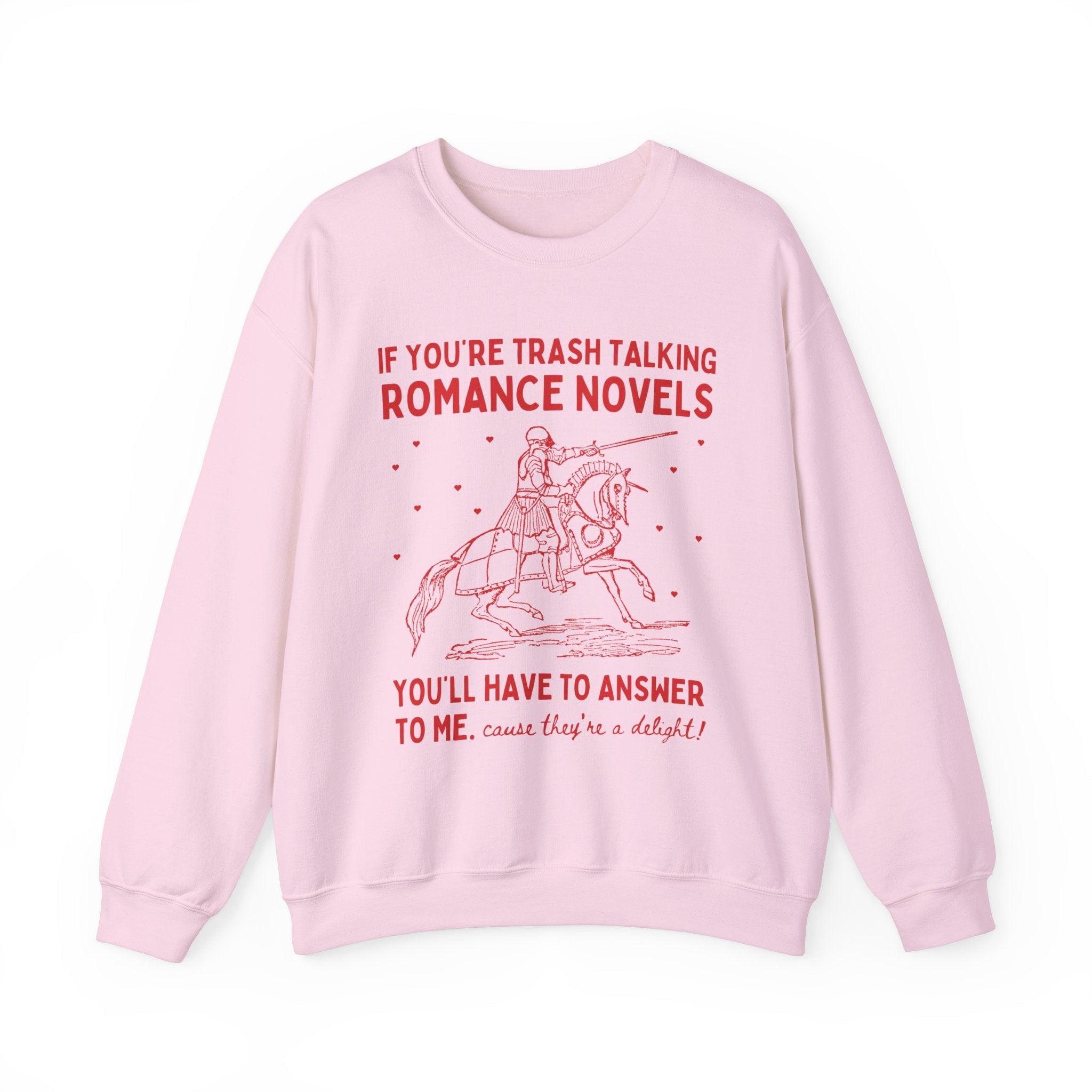 Funny Saying Bookworm Crewneck for Romance Reader - Opal and June