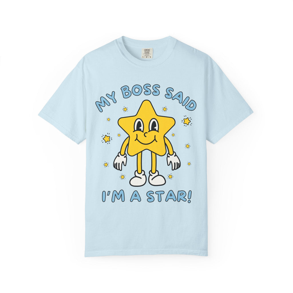 Funny Saying Gift from Boss, Silly Employee T-Shirt, Funny Sarcastic Retro Aesthetic Tee with Stars, Silly Dreamcore Gift from Work Mentor - Opal and June