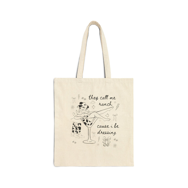Funny Saying Western Cowgirl Tote Bag with Adorable Cow Print Boots, Silly Weirdcore Country Rodeo Tote with Lightning, Girly Boho Disco - Opal and June