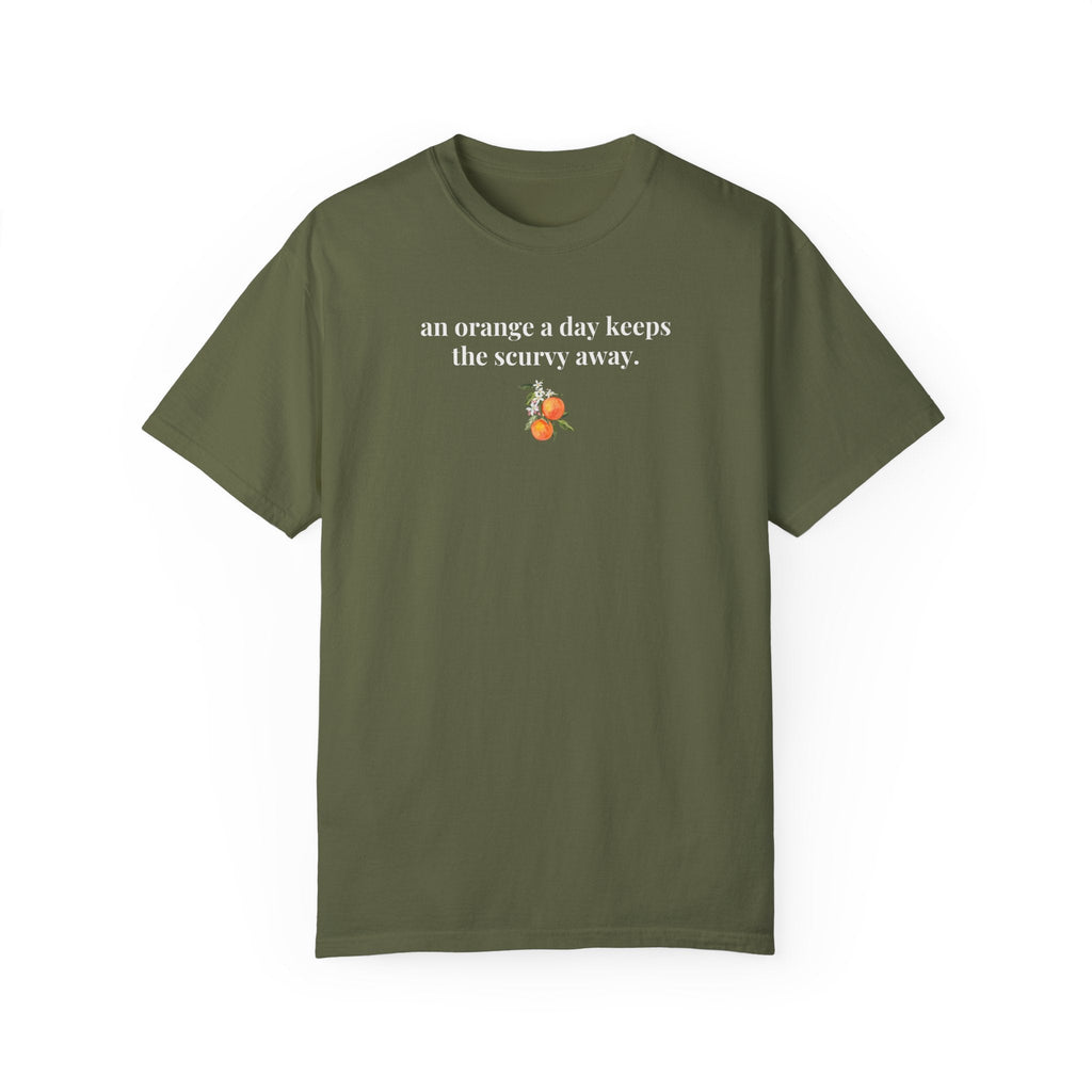 Funny Shirt for Historian: Scurvy + Oranges - Opal and June