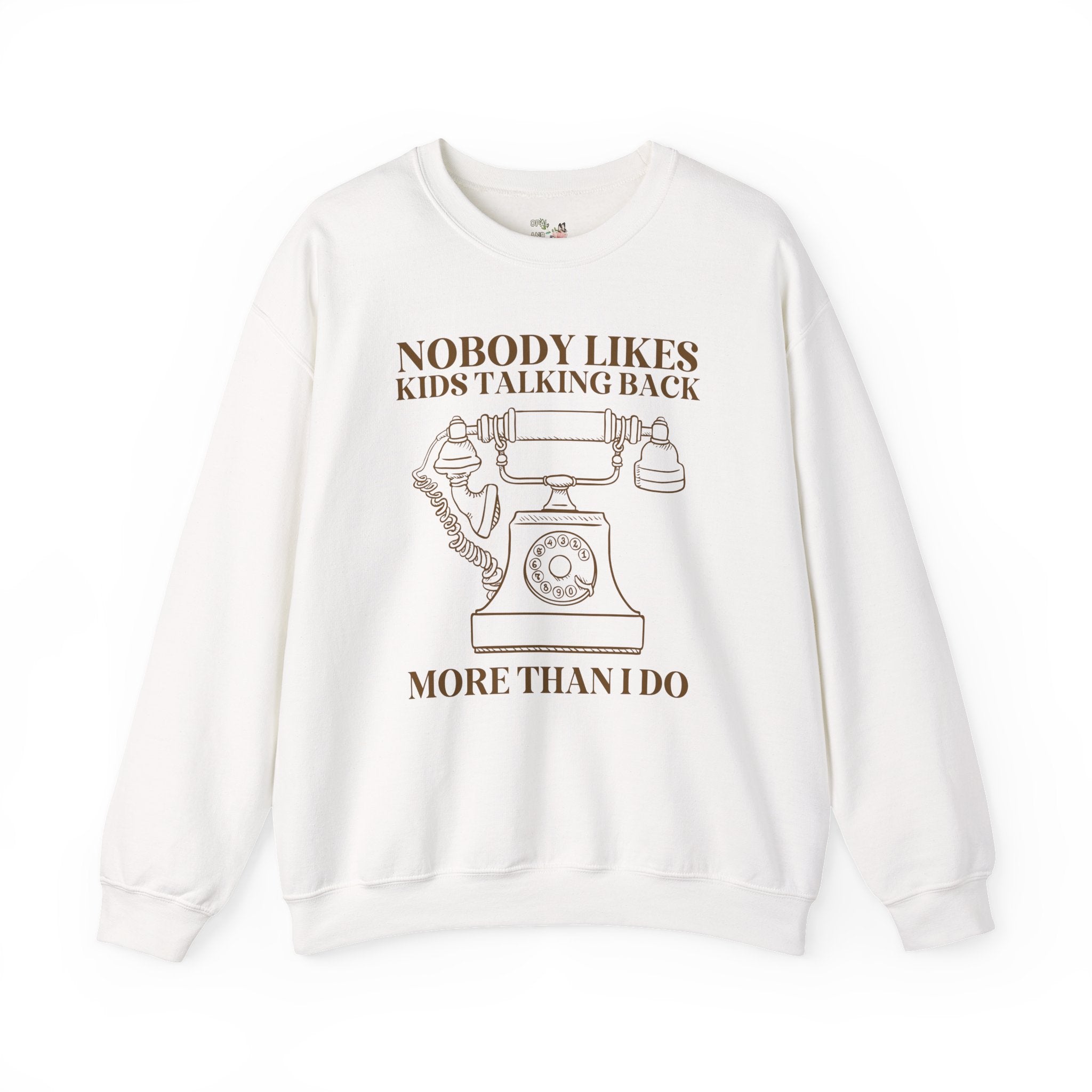 Funny Speech Therapist Teacher Sweatshirt with Vintage Aesthetic: Nobody Likes Kids Talking Back More Than I Do, Speech Pathology Major Gift - Opal and June