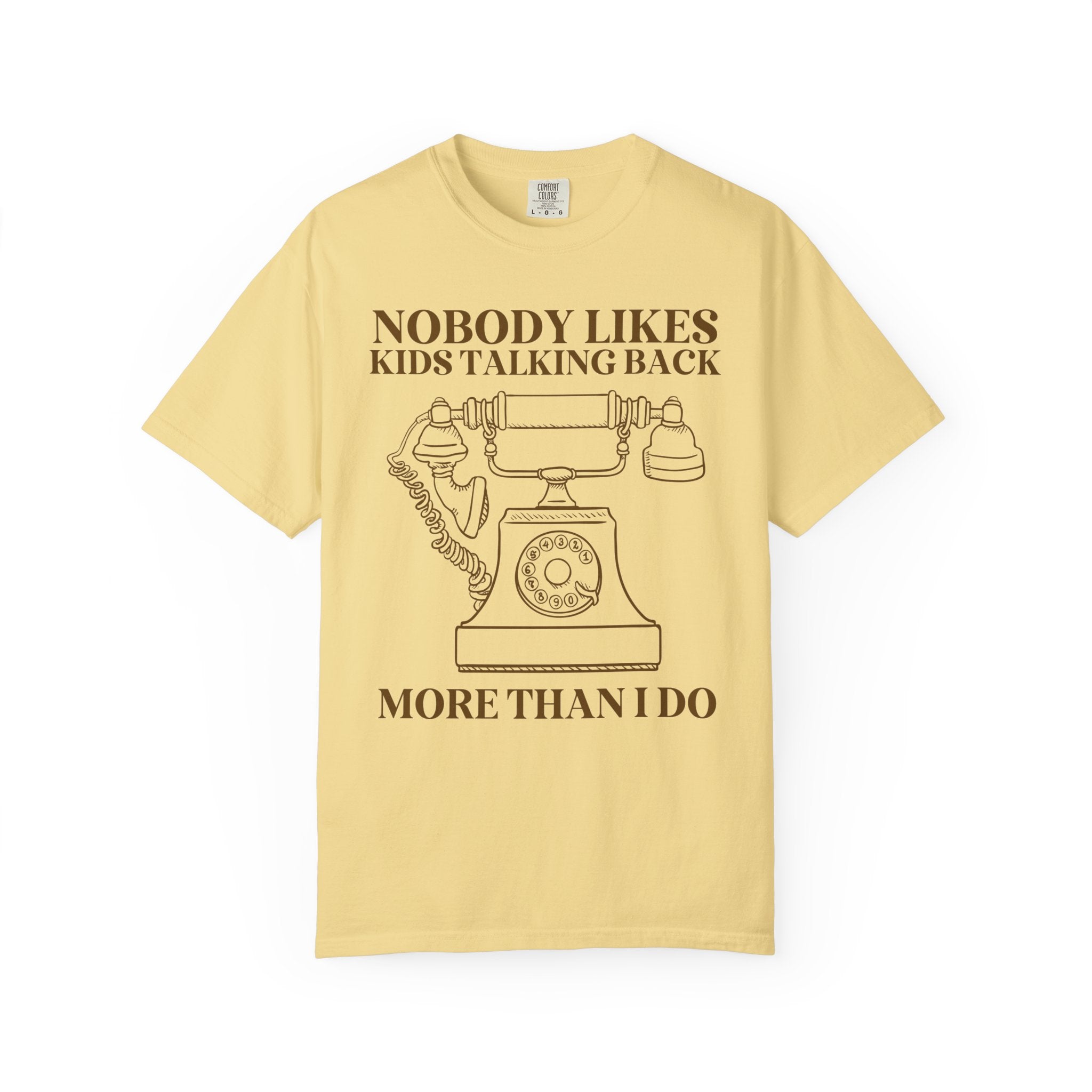 Funny Speech Therapist Teacher Tee Shirt with Vintage Aesthetic: Nobody Likes Kids Talking Back More Than I Do, Speech Pathology Major Gift - Opal and June