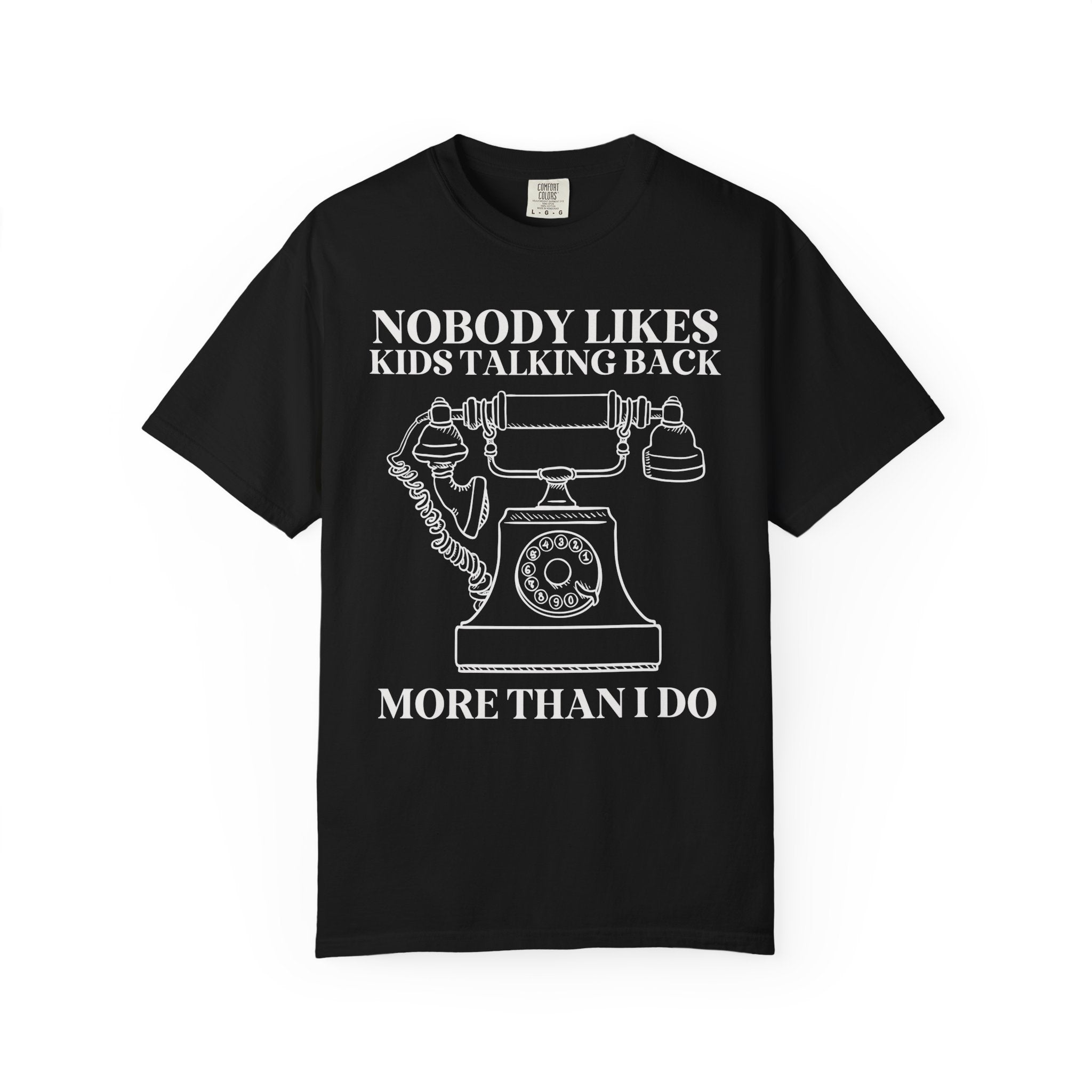 Funny Speech Therapist Teacher Tee Shirt with Vintage Aesthetic: Nobody Likes Kids Talking Back More Than I Do, Speech Pathology Major Gift - Opal and June