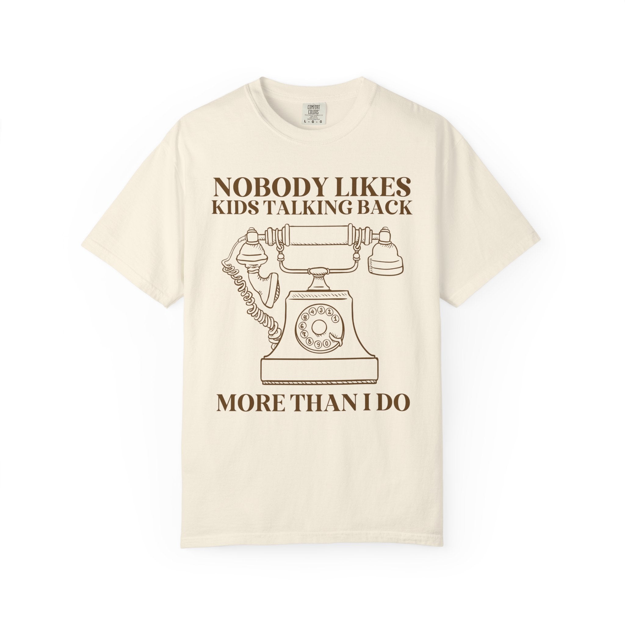 Funny Speech Therapist Teacher Tee Shirt with Vintage Aesthetic: Nobody Likes Kids Talking Back More Than I Do, Speech Pathology Major Gift - Opal and June