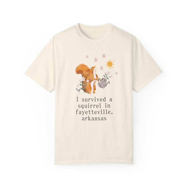 Funny Squirrel Tee Shirt: Fayetteville Arkansas - Opal and June