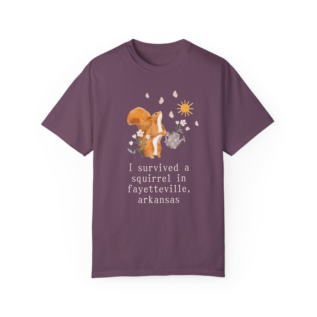 Funny Squirrel Tee Shirt: Fayetteville Arkansas - Opal and June