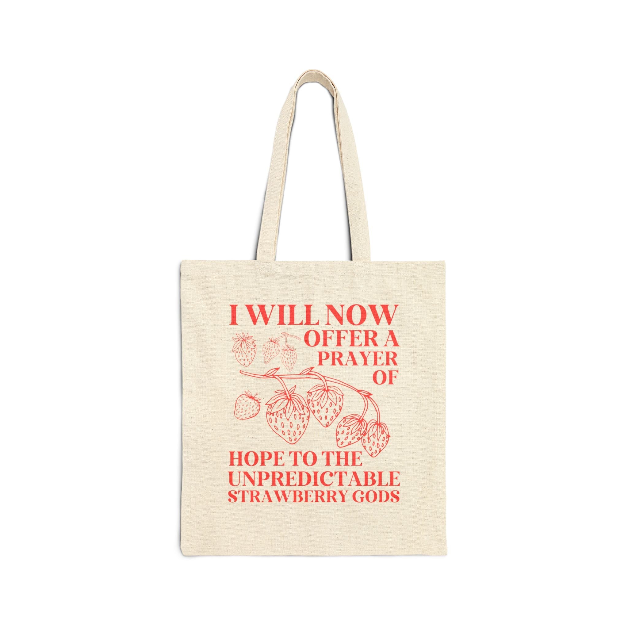 Funny Strawberry Tote - Opal and June