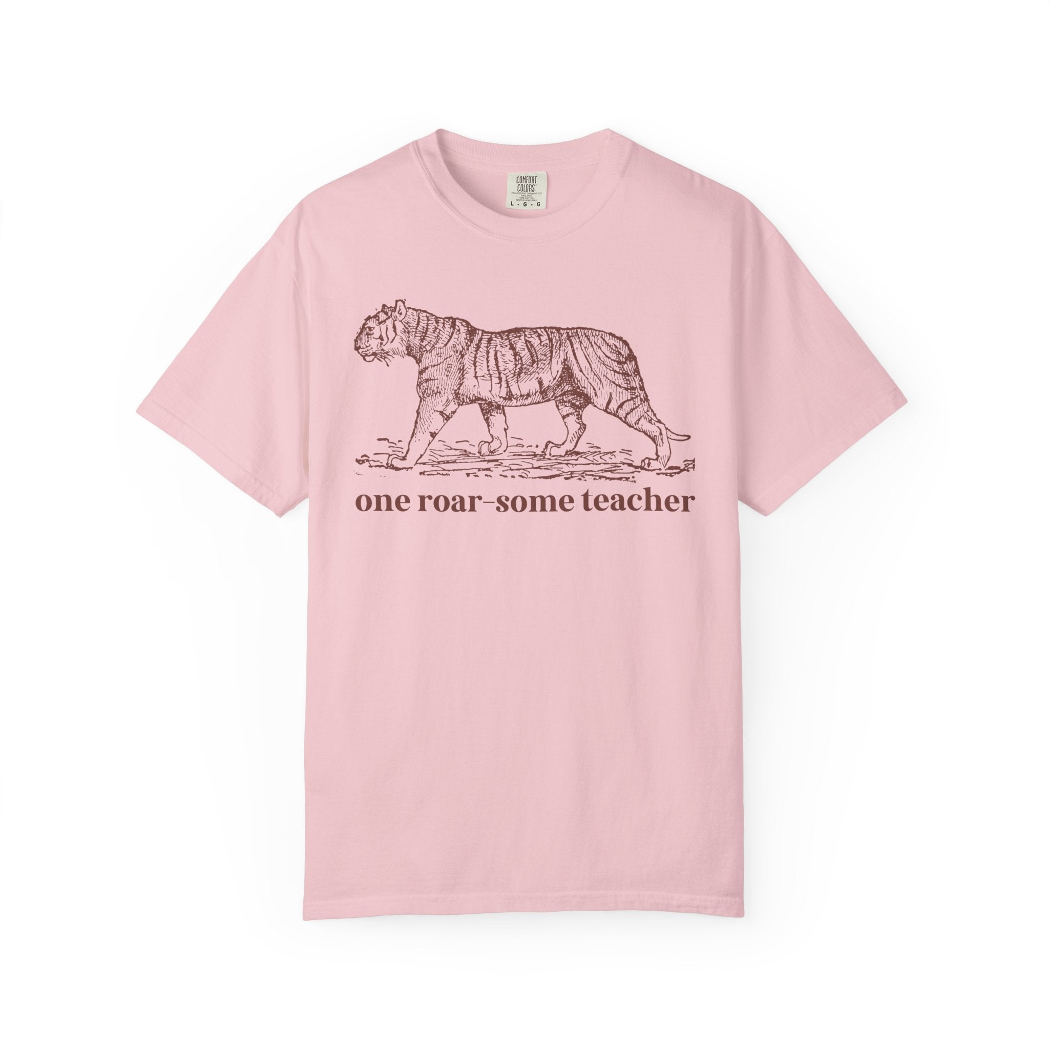 Funny Teacher Tee Shirt for Schools with a Tiger Mascot, Cute and Silly High School Teacher or Middle School Teacher Tee, Animal Lover Tee - Opal and June