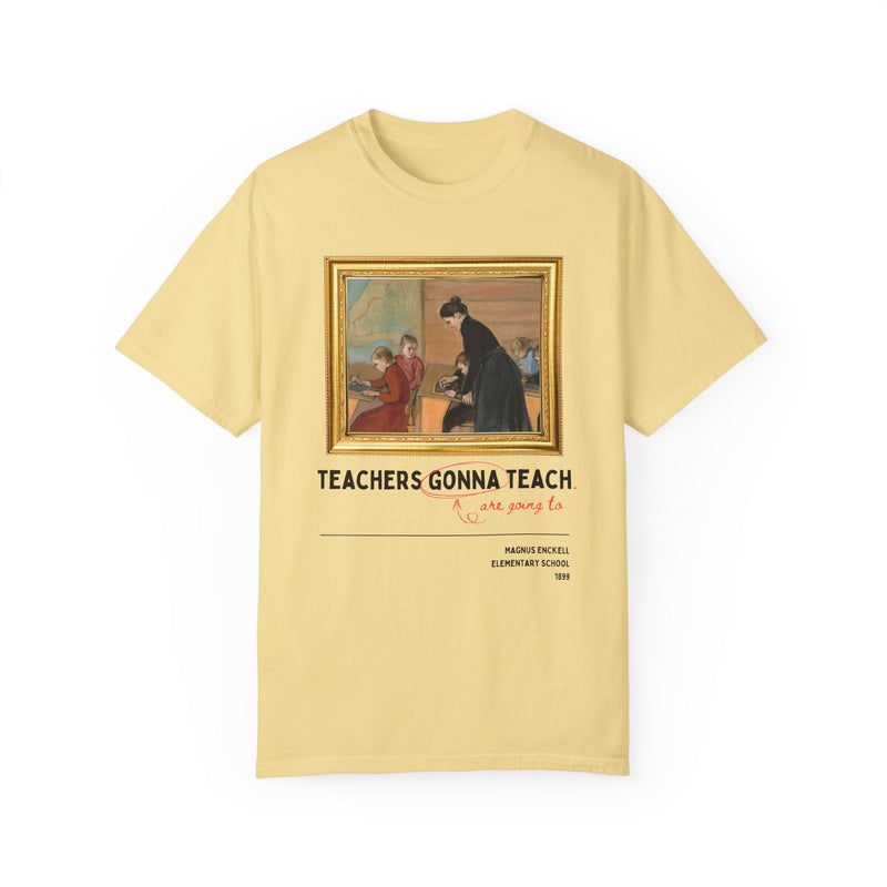 Funny Teacher Tee Shirt with Painting by Magnus Enckell, Silly Art History T-Shirt for Sixt or Seventh Grade Teacher, ELA Teaching Major Tee - Opal and June