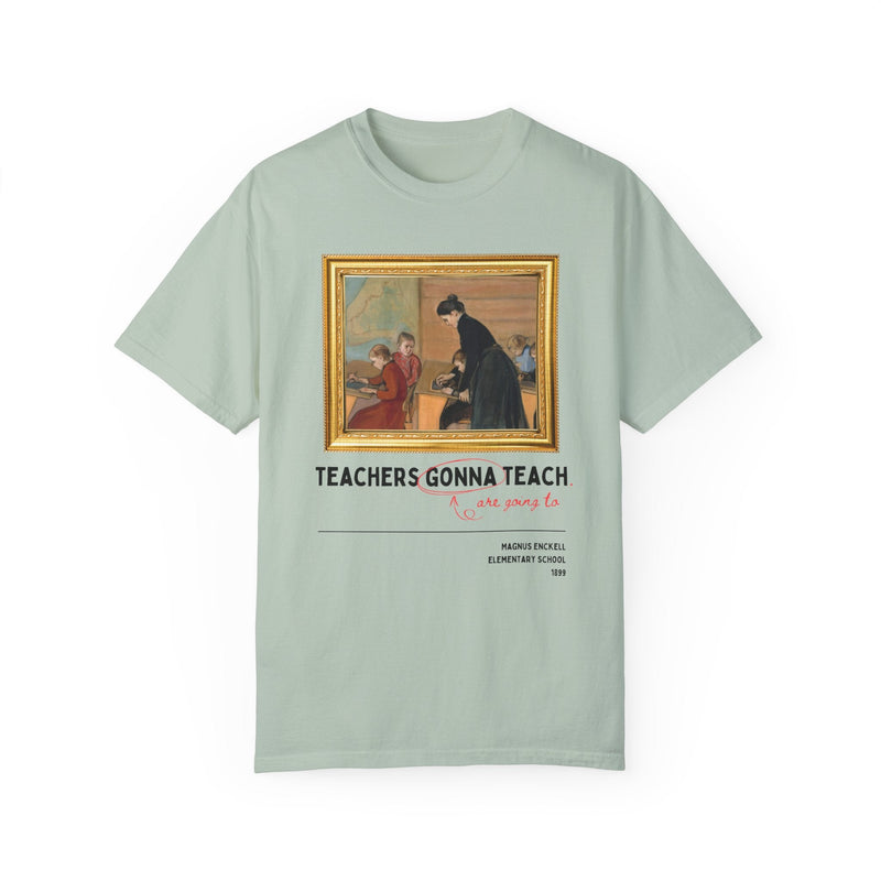 Funny Teacher Tee Shirt with Painting by Magnus Enckell, Silly Art History T-Shirt for Sixt or Seventh Grade Teacher, ELA Teaching Major Tee - Opal and June