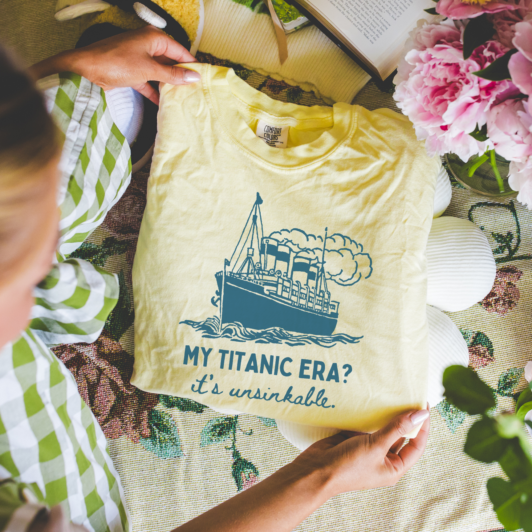Funny Titanic Era Maritime History Tee - Opal and June