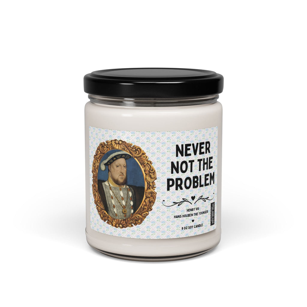 Funny Tudor History Candle - Opal and June