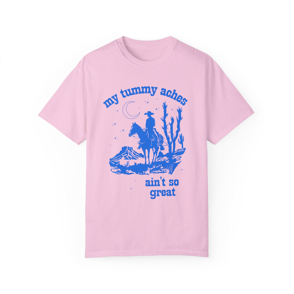 Funny Western Tummy Ache Tee Shirt - Opal and June