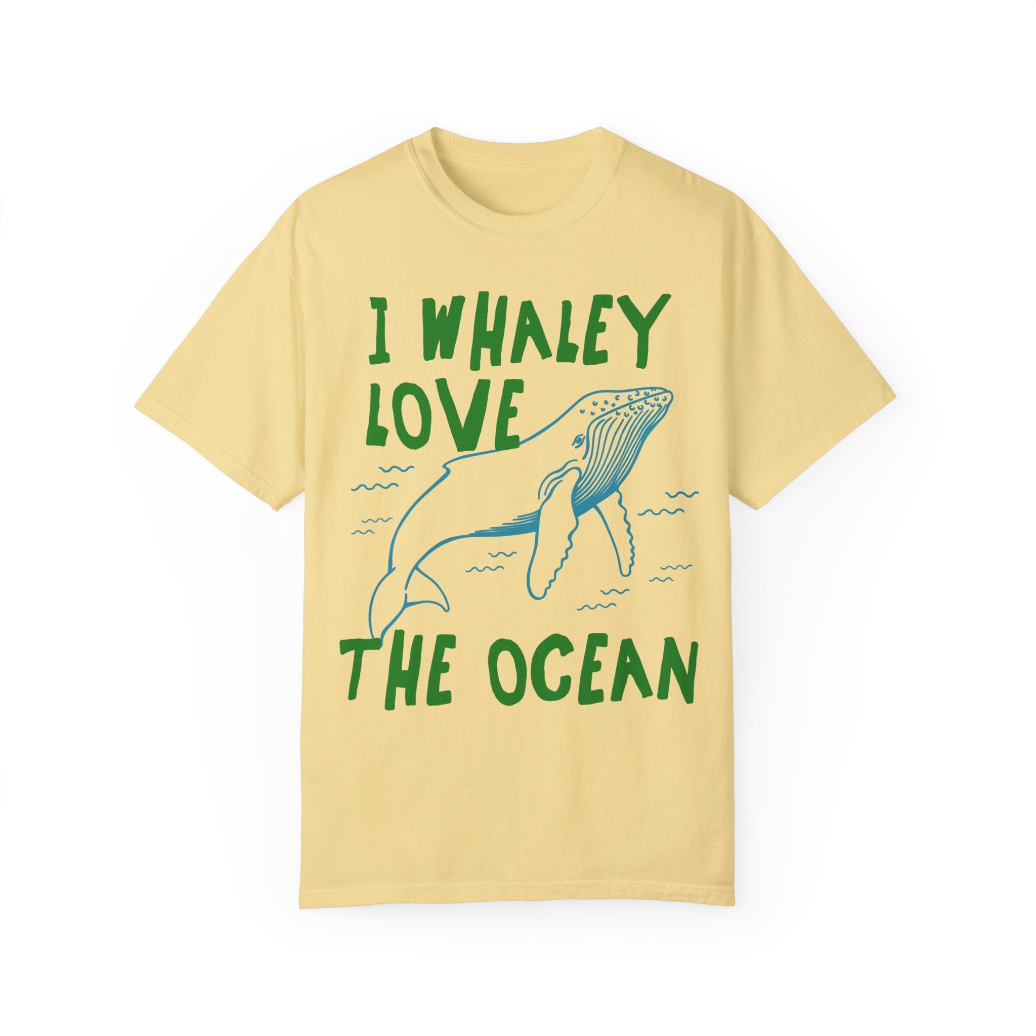 Funny Whale Tee Shirt, Marine Biologist, Sister Who Loves the Ocean: I Whaley Love the Ocean, Cute 90s Aesthetic Matching Tee for Beach Trip - Opal and June