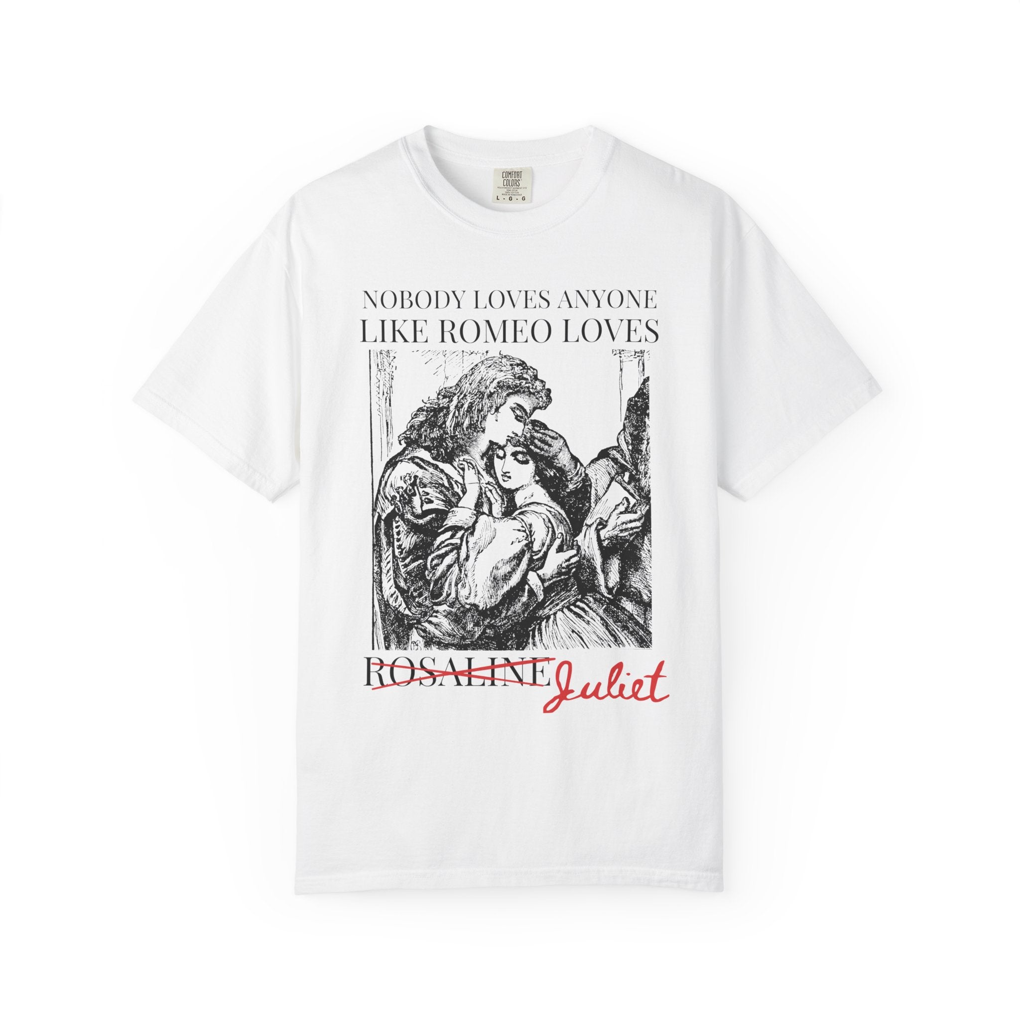 Funny William Shakespeare Tee Shirt for Bookworm Who Loves Romeo and Juliet, Funny Bookish T-Shirt for Romance Reader, Classic Literature - Opal and June