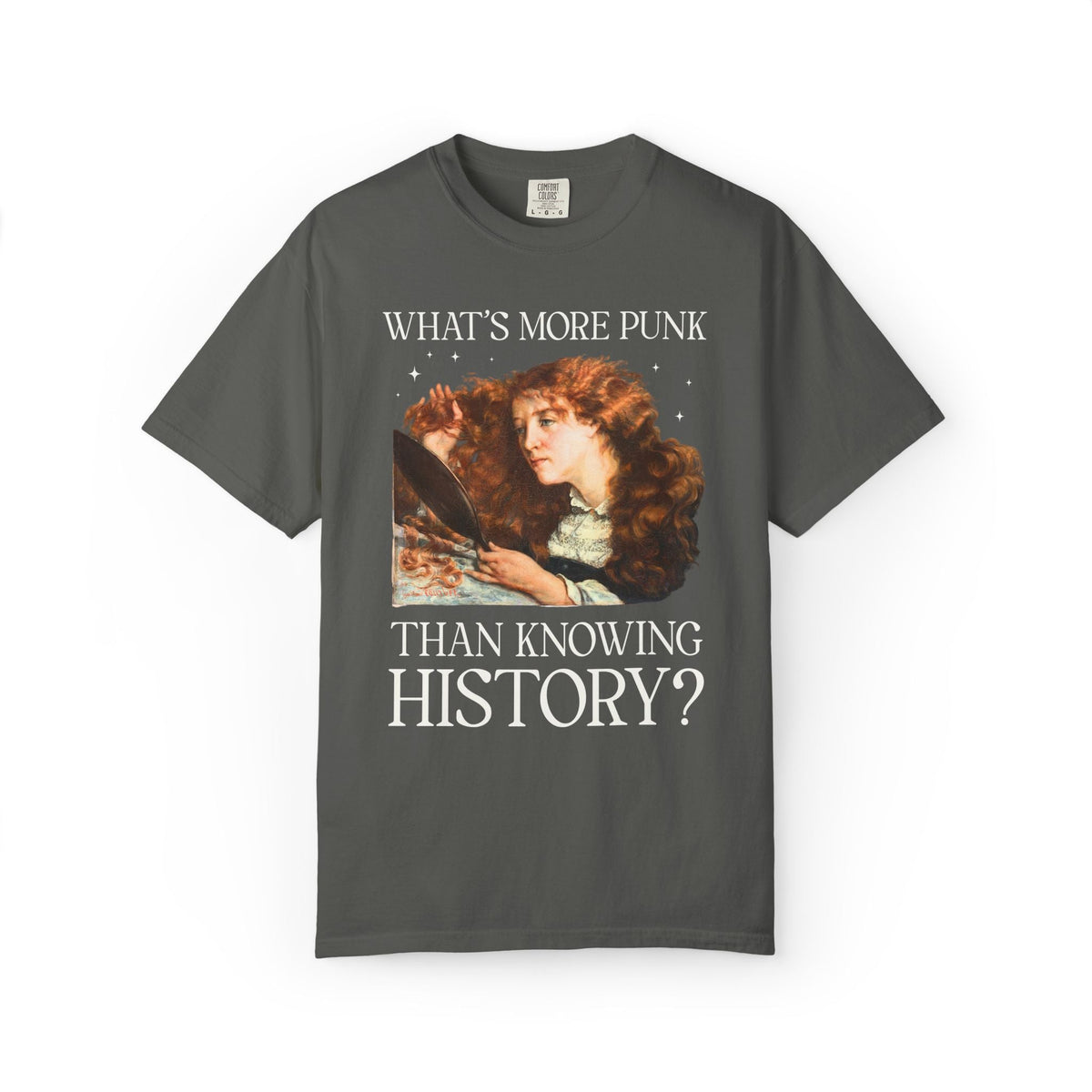 Funny Women's History Buff Tee Shirt for History Lover: What's More Punk Than Knowing History Major Silly Feminist T-Shirt, Art Historian - Opal and June