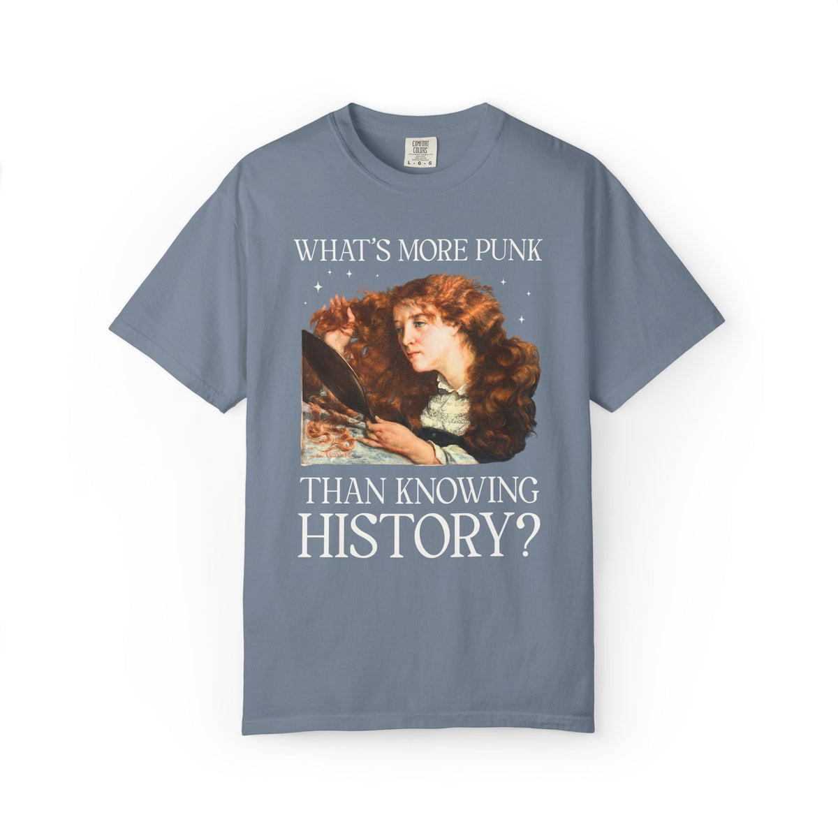 Funny Women's History Buff Tee Shirt for History Lover: What's More Punk Than Knowing History Major Silly Feminist T-Shirt, Art Historian - Opal and June