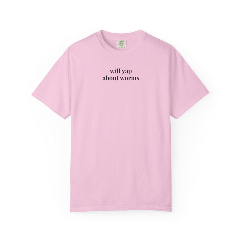 Funny Worm Tee Shirt with Heart: Vermeologist or Biology Teacher T-Shirt, Gift for Friend Who Loves Worms, Funny Sarcastic Worm Lover Tee - Opal and June