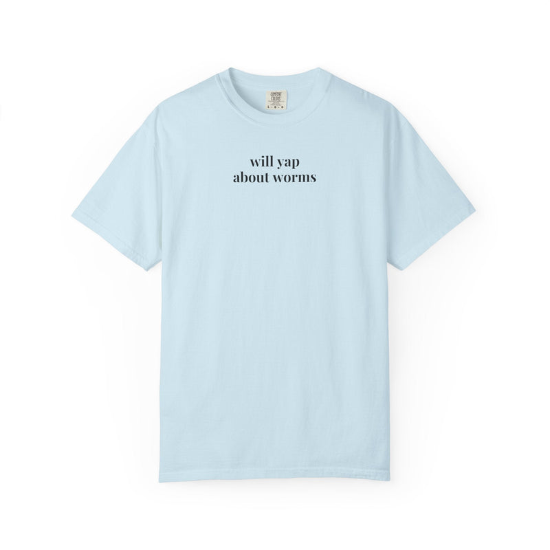 Funny Worm Tee Shirt with Heart: Vermeologist or Biology Teacher T-Shirt, Gift for Friend Who Loves Worms, Funny Sarcastic Worm Lover Tee - Opal and June