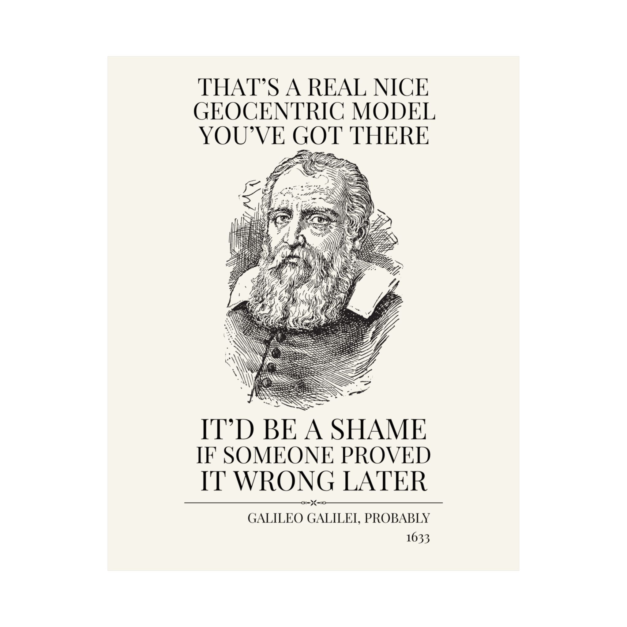 Galileo Galilei: That's a Real Nice Geocentric Model - Opal and June