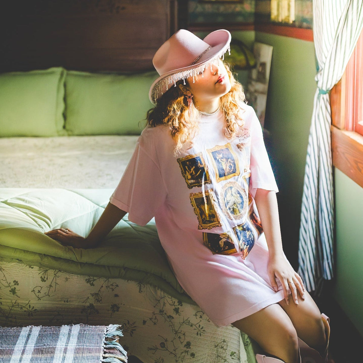 Gentileschi Tee with Judith and Her Maidservant - Opal and June