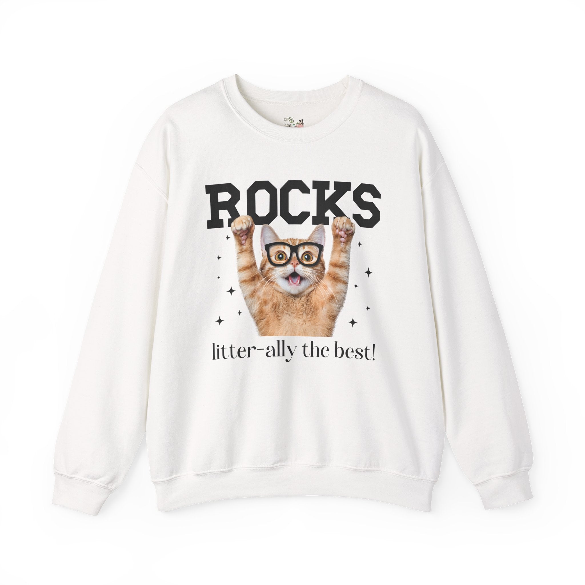 Geological Science Teacher Cat Lover Sweatshirt, Back to School, Funny Saying Cat Mom or Cat Dad Gift, First Day of School Geology Professor - Opal and June
