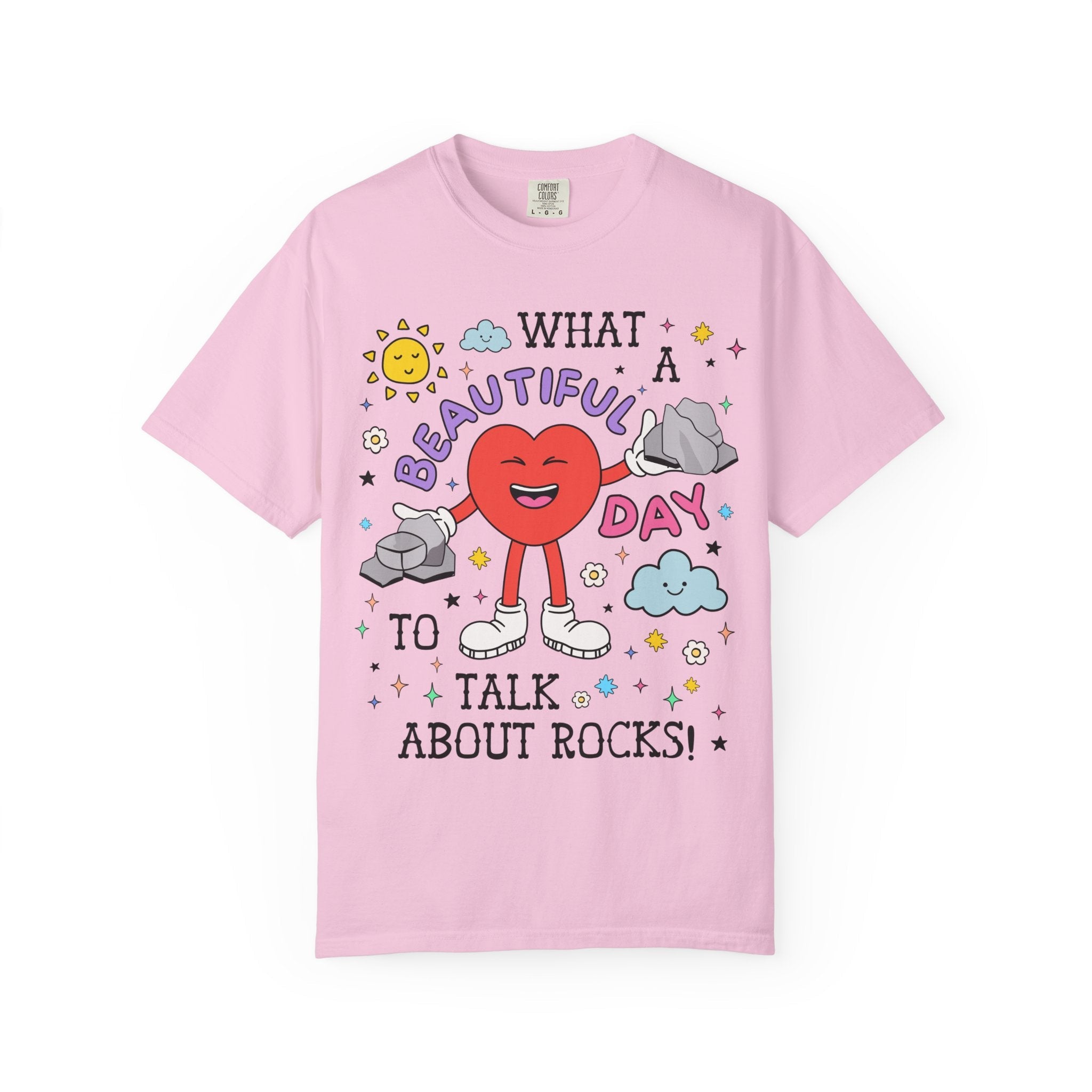 Geologist or Science Teacher Tee Shirt for Physical or Earth Science Major, Cute 90s Aesthetic Hiking Lover Gift for Friend Who Loves Rocks - Opal and June