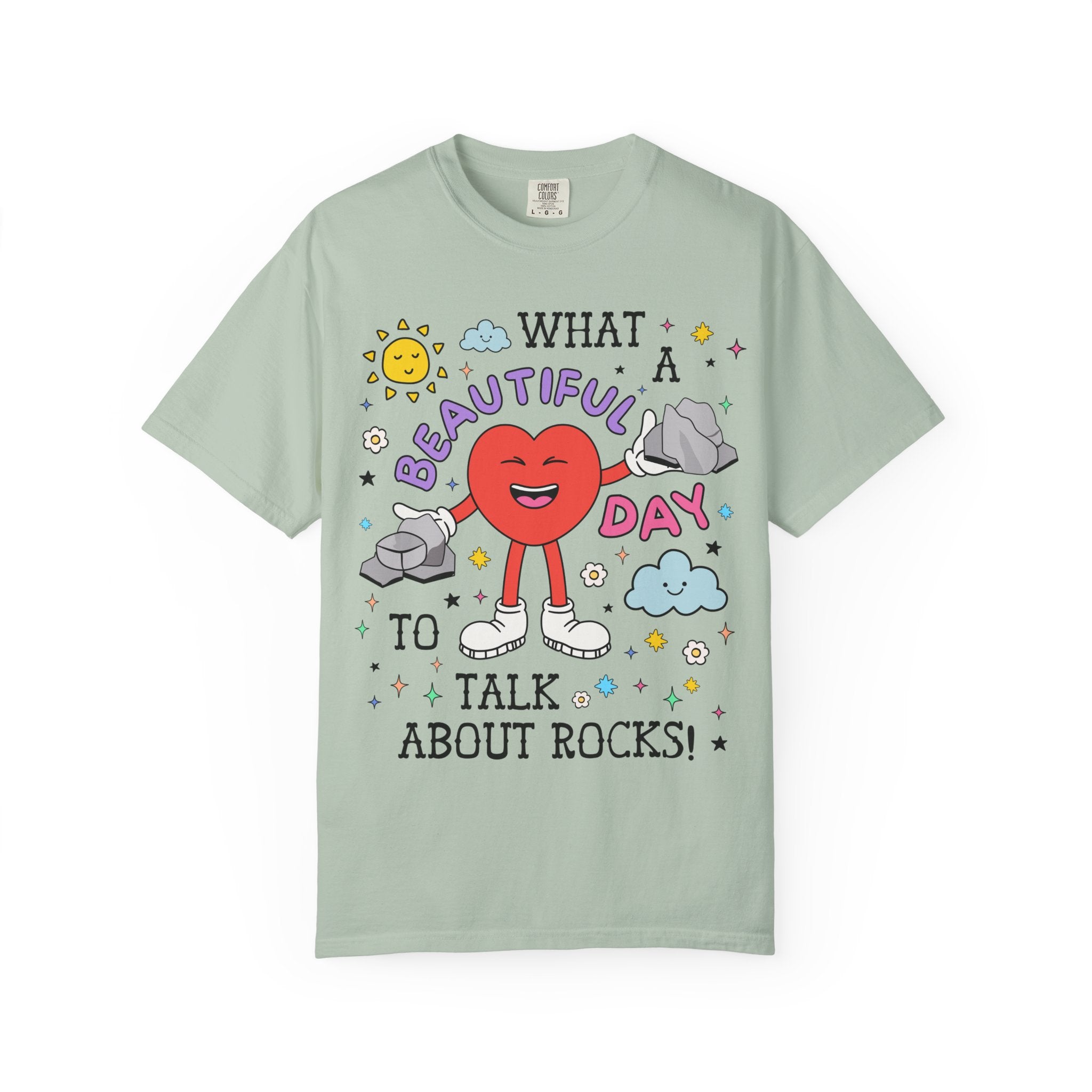 Geologist or Science Teacher Tee Shirt for Physical or Earth Science Major, Cute 90s Aesthetic Hiking Lover Gift for Friend Who Loves Rocks - Opal and June