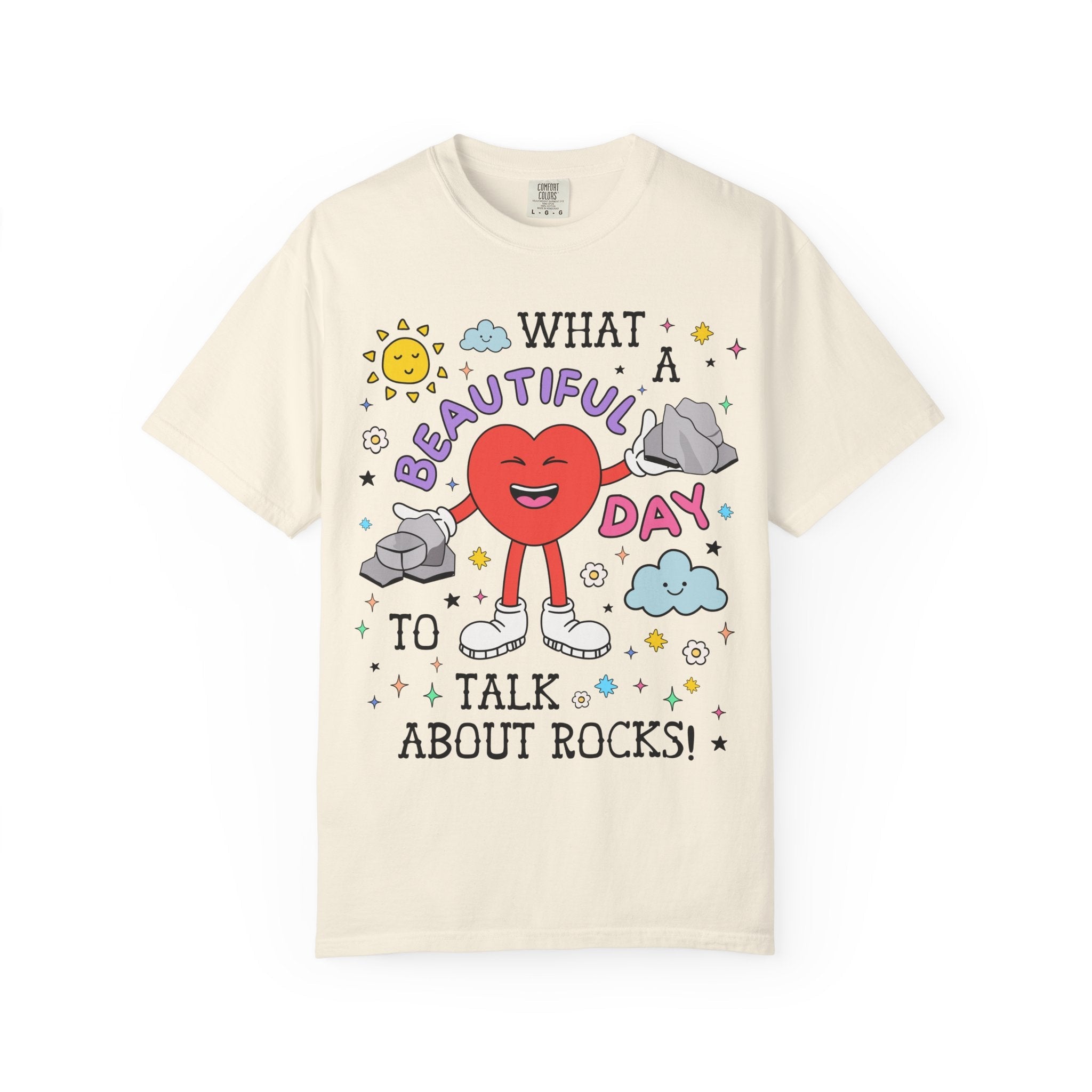 Geologist or Science Teacher Tee Shirt for Physical or Earth Science Major, Cute 90s Aesthetic Hiking Lover Gift for Friend Who Loves Rocks - Opal and June