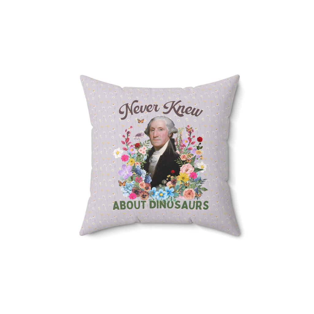 George Washington + Dinosaur Pillow - Opal and June