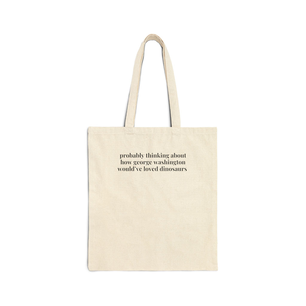 George Washington Dinosaur Tote - Opal and June