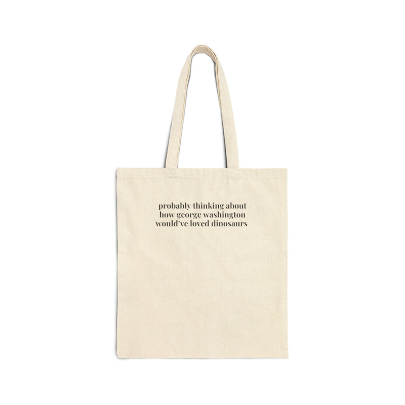George Washington Dinosaur Tote - Opal and June