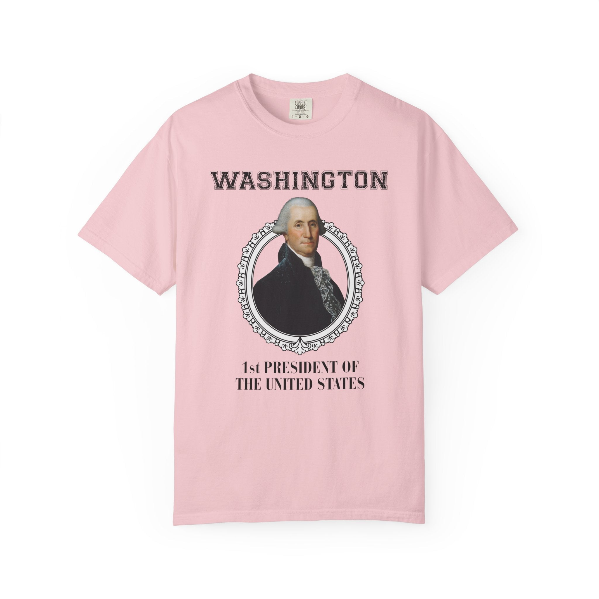 George Washington US President American History Buff Tee Shirt, Early US History, Revolutionary War Historian Gift, History Teacher Tee - Opal and June