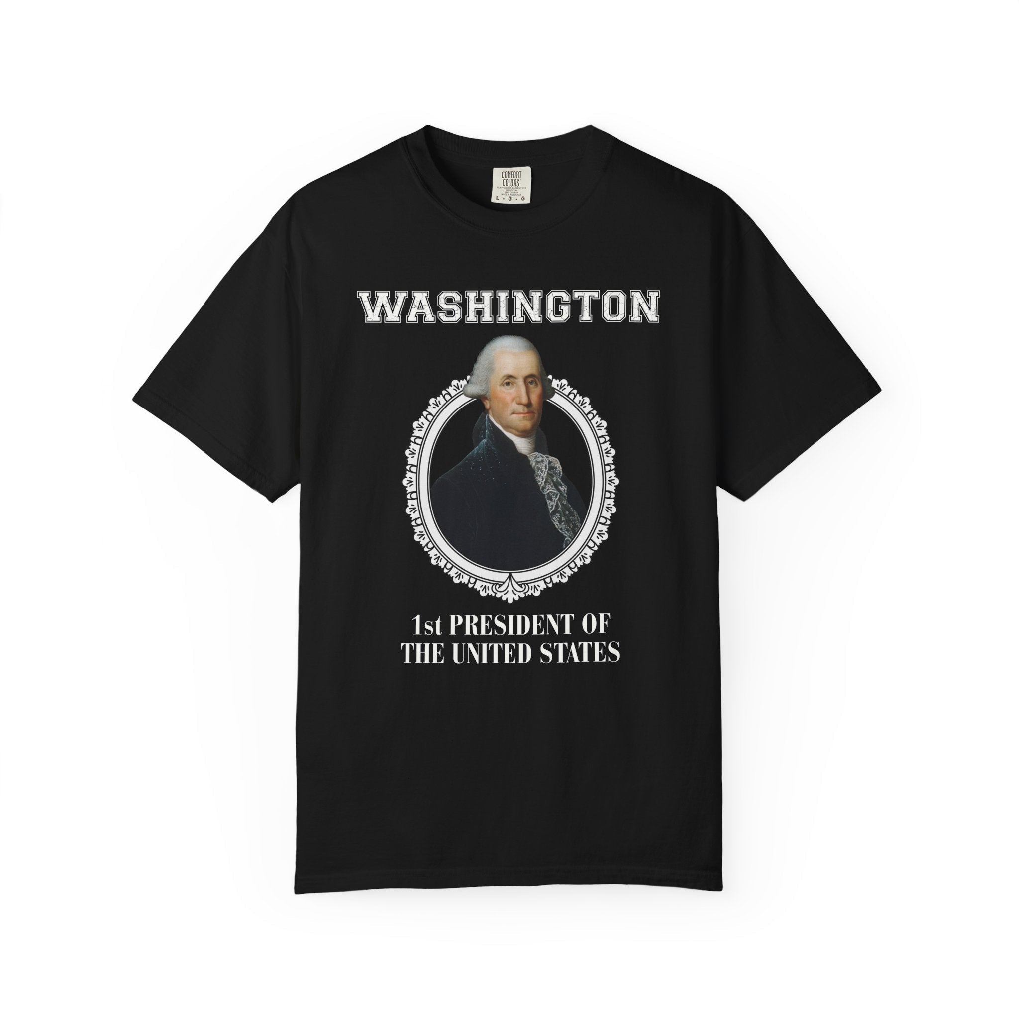 George Washington US President American History Buff Tee Shirt, Early US History, Revolutionary War Historian Gift, History Teacher Tee - Opal and June